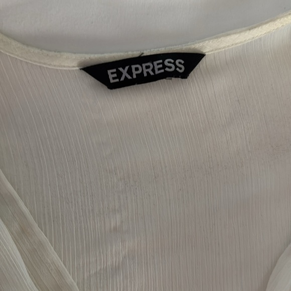 Express sheer beige top - Picture 3 of 4